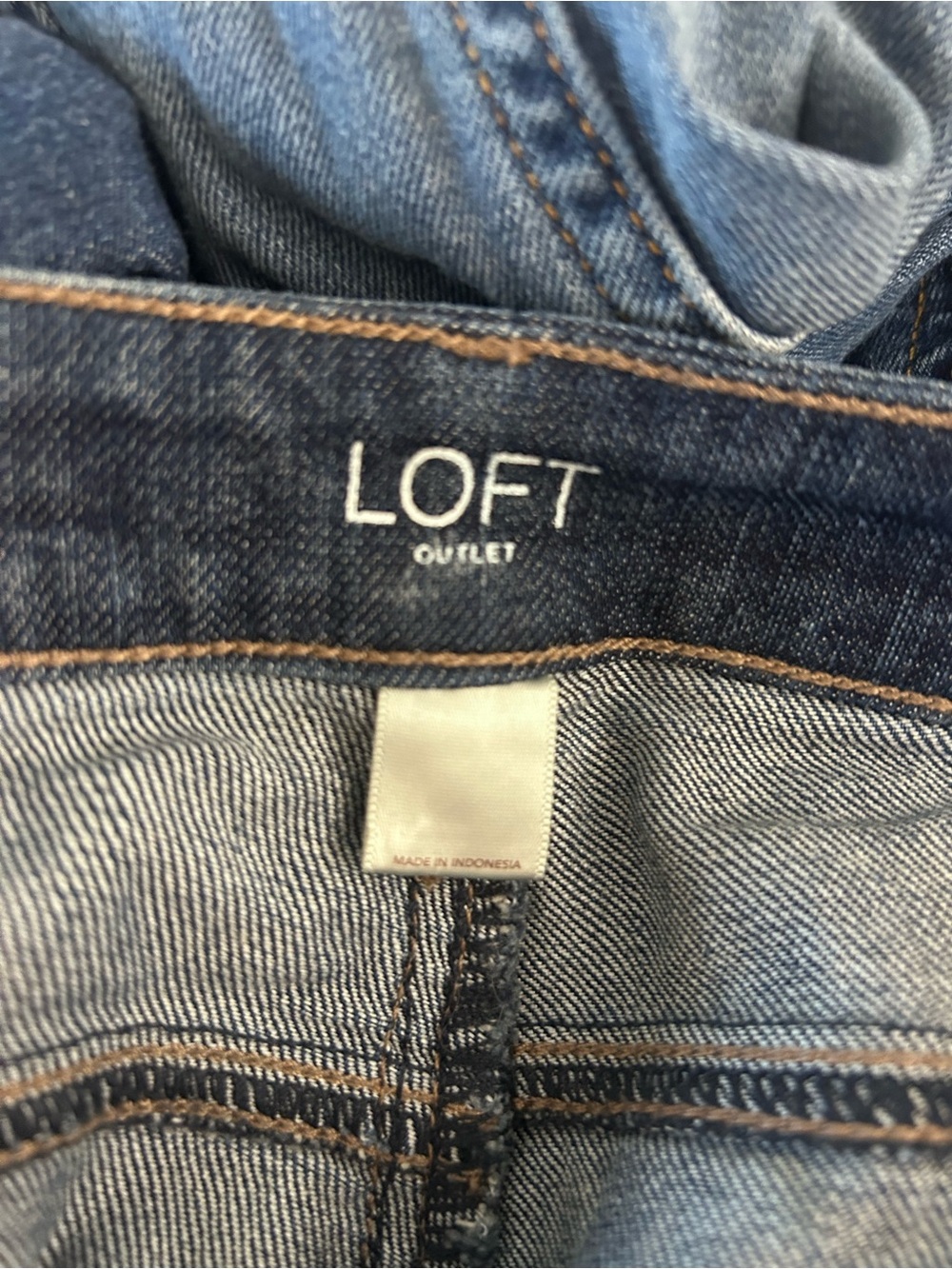 LOFT Outlet Blue Denim Jeans - Picture 4 of 5